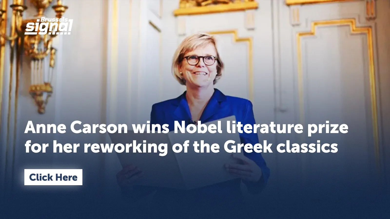 Anne Carson wins Nobel literature prize for her reworking of the Greek classics