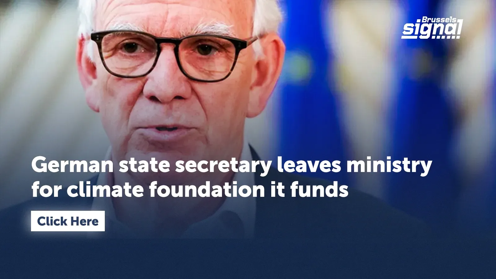 German state secretary leaves ministry for climate foundation it funds