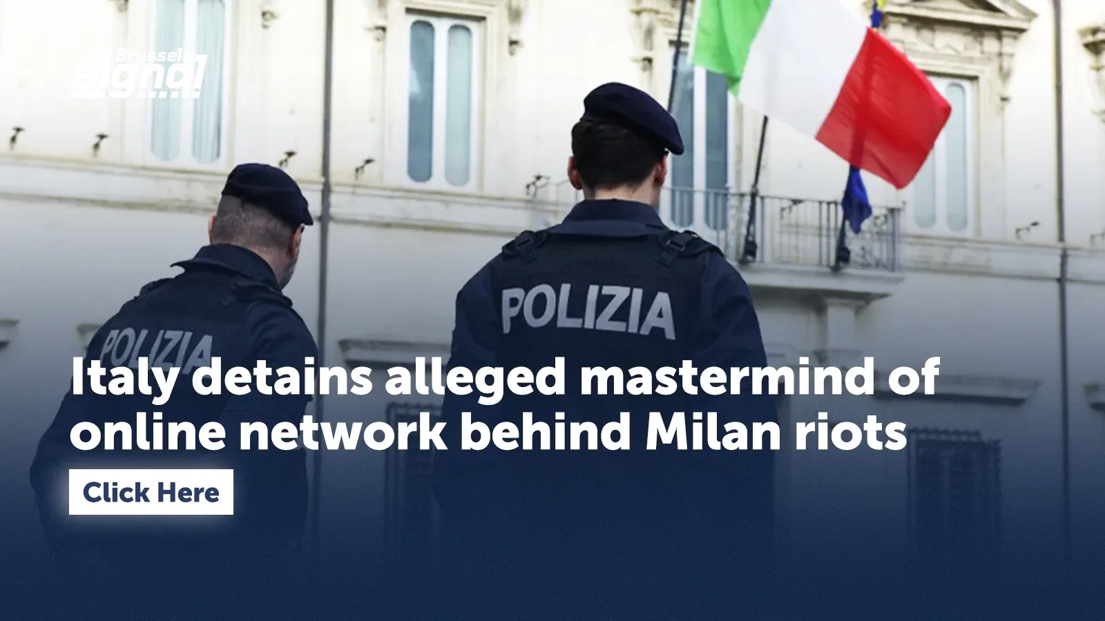 Italy detains alleged mastermind of online network behind Milan riots